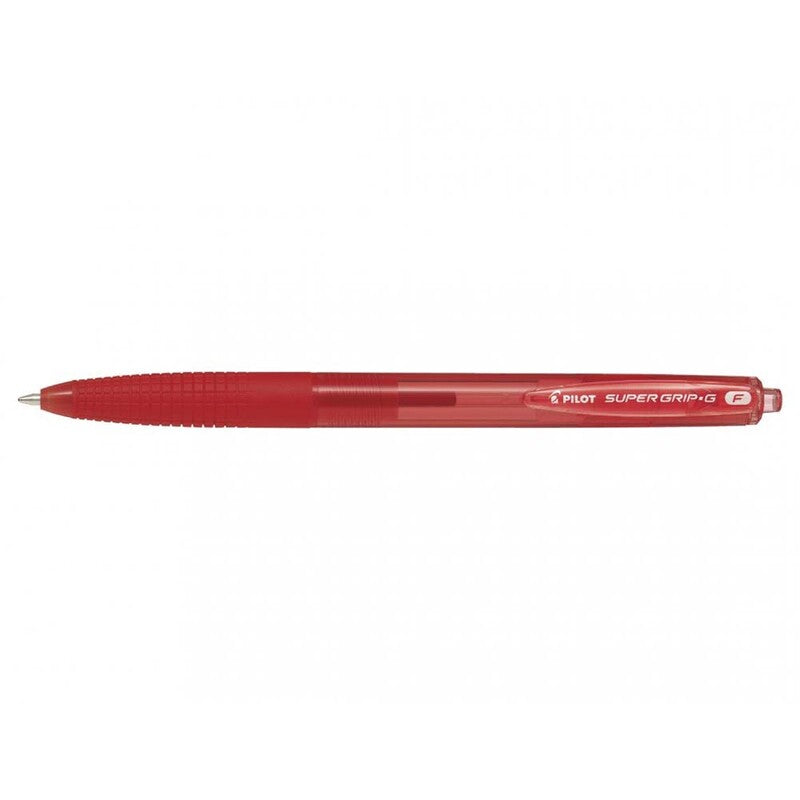 Kuglepen, Pilot Super grip G, F, 0,22MM, rød