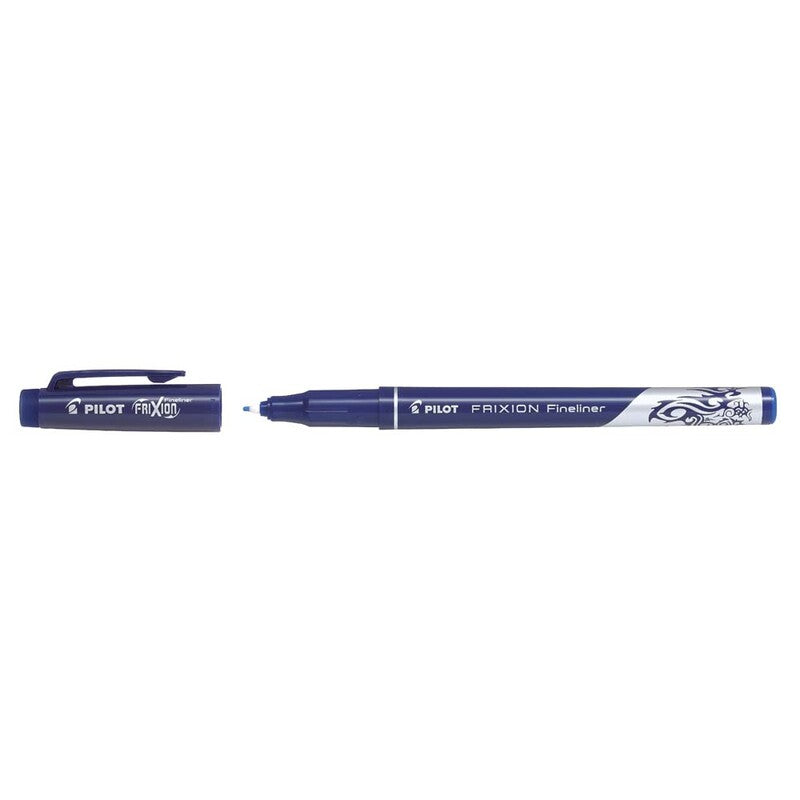 Fineliner, Pilot Frixion, 1,3MM, blå, 12 Units