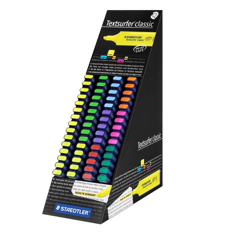 Tekstmarker, Staedtler Markers, 364, 1-5MM, Skrå, assorteret, batch a 60 stk
