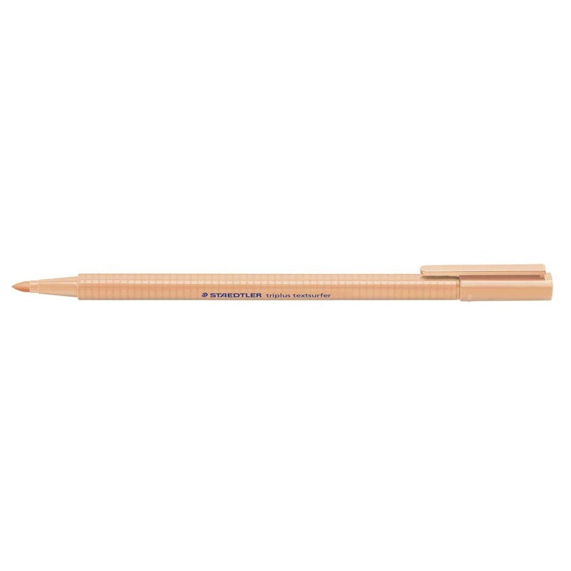 Tekstmarker, Staedtler Triplus, 362C-405, 1-4MM, Spids, fersken, 10 Units
