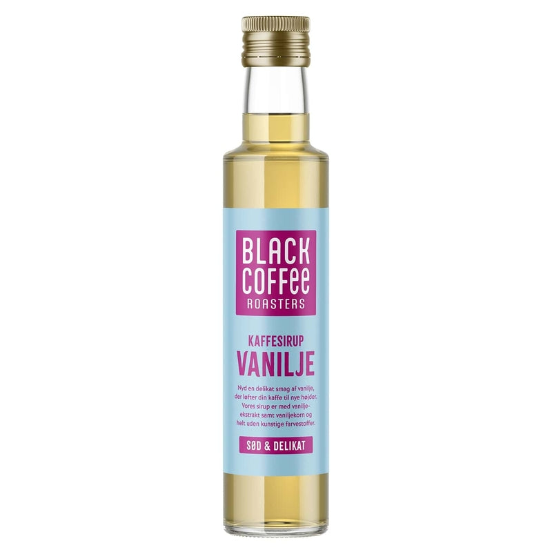 Kaffesirup, BKI, Bottle, Black Coffee Vanille 250ml, flaske med 250 ml