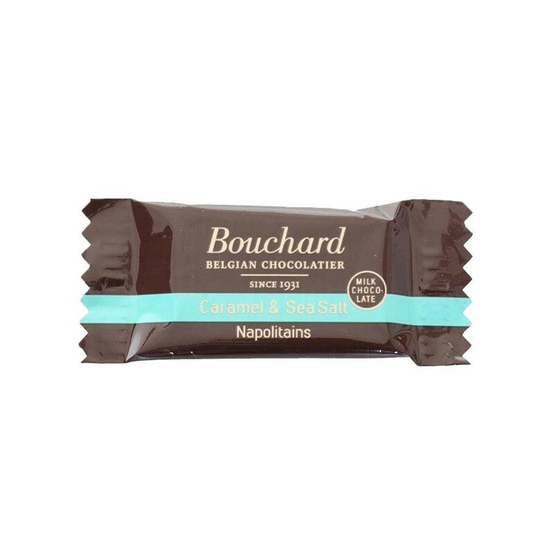 Chokolade, Bouchard, Karamel og havsalt Flowpack, pakke på 1 kg