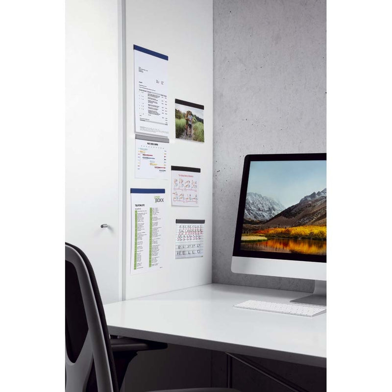 Magnetbånd, Durable Durafixx210, metallic, kasse med 10 pakker, 10 Packs