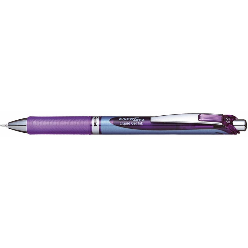 Rollerpen, Pentel EnerGel, BLN75, 0,5MM, lilla, Units 12