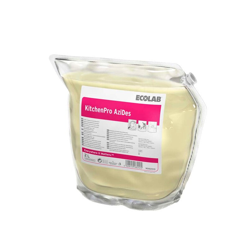 Desinfektion overflader, Ecolab, Pro Azides, Desinfektion Kitchenpro, 2 l