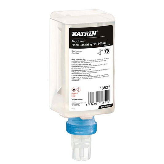 Hånddesinfektion, Katrin, Gel Refill, 500 ml