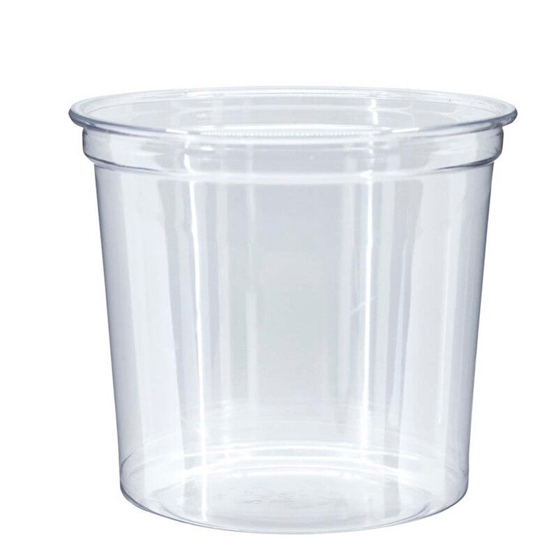 Skål, Færch, Rund, 100 ml, Ø 117, højde 145, RPET, transparent, Deli Pot, karton a 500 stk