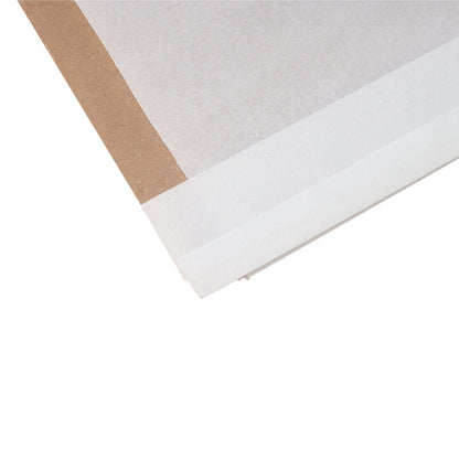 Flutes pose, 85 x 190 x 335 mm, flat bag, Papir, hvid, pakke a 500 stk, Fødevaregodkendt