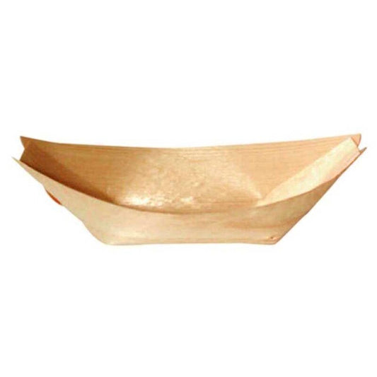 Træbåd, 110x65x45mm, træ, træ, bundt a 100 stk