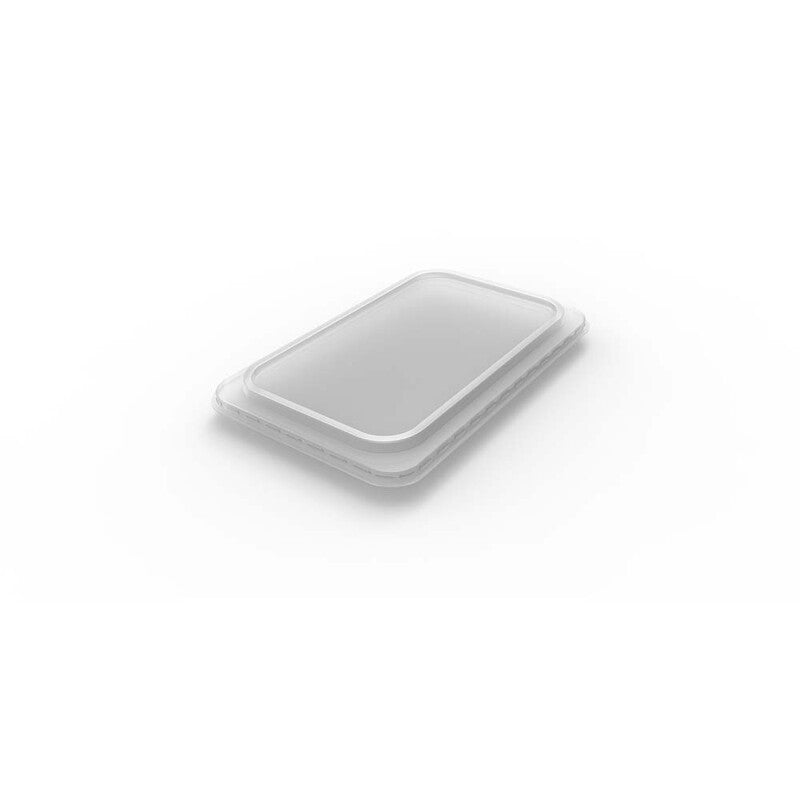 Låg t/plastbakke, Duni, 1/4GN, 272x170x1mm, PP, transparent, karton a 225 stk