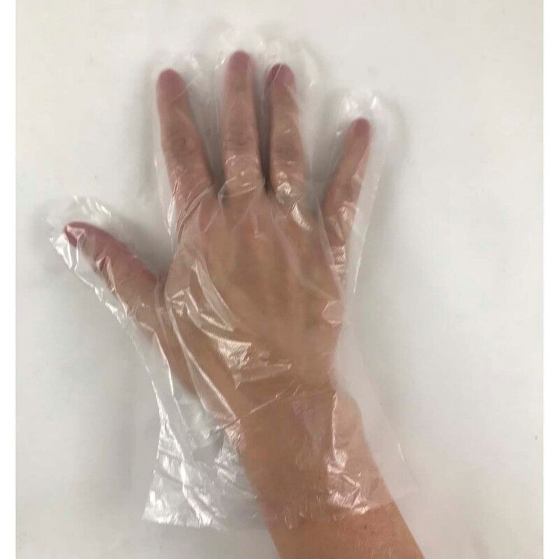 Engangshandsker, L PE glovesheavy, LD-PE, transparent, pakke a 100 stk