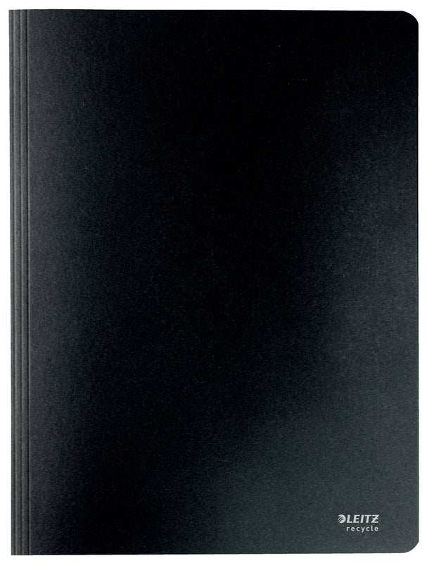 Elastikmappe, Leitz Recycle, sort, 210x297mm, Karton, 10 Units