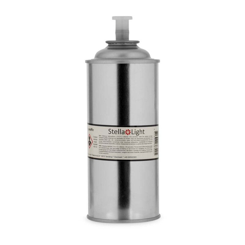 Lampeolie refill, Parafin, aluminium, 12 hours, karton a 12 stk, For outdoor torch