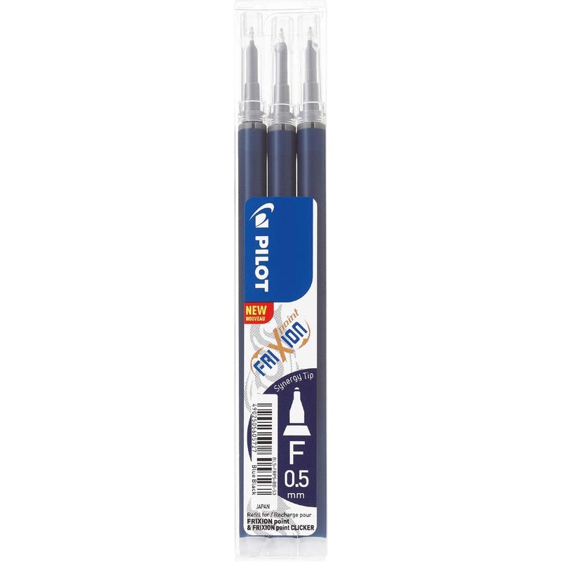 Refill, Pilot Frixion, POINT, 0,5MM, sort