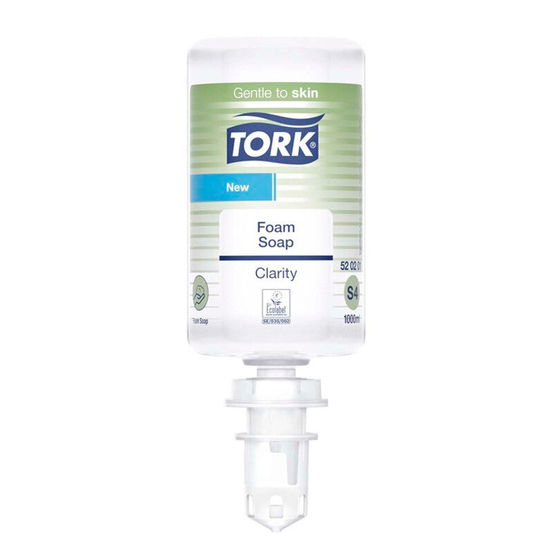 Skumsæbe, Tork, hygiejne, Clarity without perfume, 1 l, pakke a 6 stk