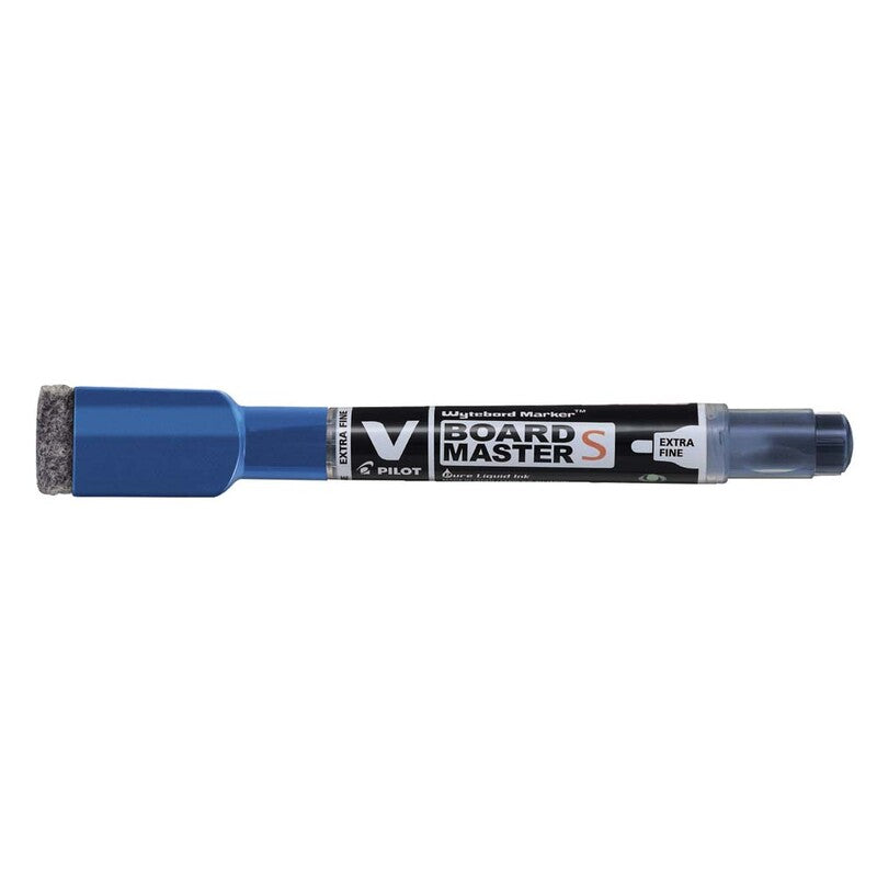 Marker, Pilot V-Board Master S, S EF, 1,3MM, blå, permanent, 10 Units