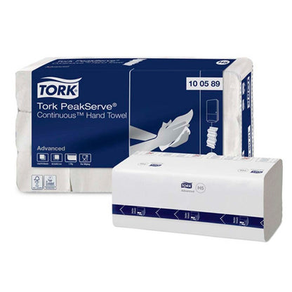 Papirhåndklæder ark, Tork, Advanced, H5, 1 lag, hvid, 201mmx225mm, æske a 3240 ark, FSC Mix Credit