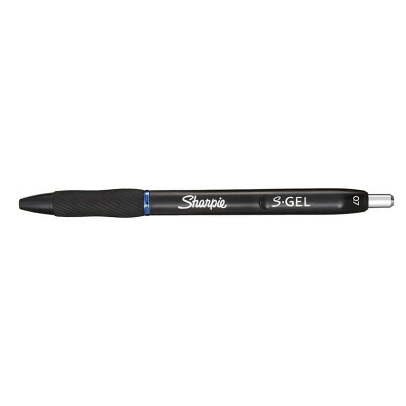 Gelpen, Sharpie S-Gel, S-Gel, 0,7MM, blå, Units 12