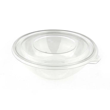 Låg t/salatbowl, Rund, Ø 180, højde 22, PP, transparent, pakke a 360 stk, Fødevaregodkendt