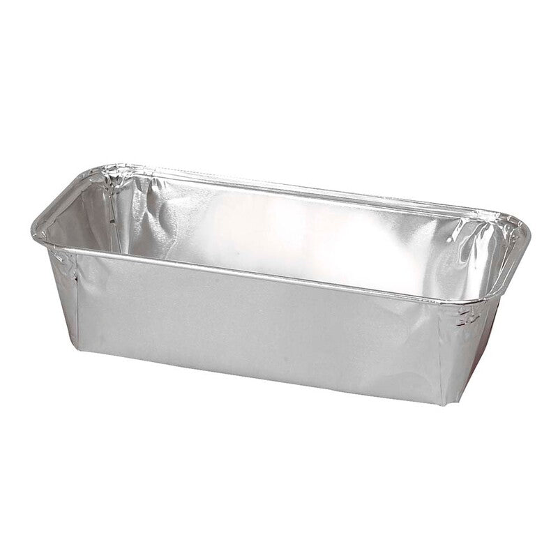 Foliebakke, 550 ml, 188x88x50mm, aluminium, aluminium, Bakke til postej, pakke a 100 stk