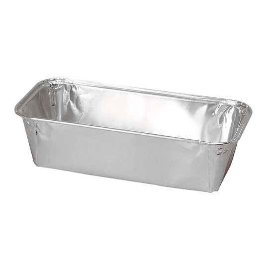 Foliebakke, 550 ml, 188x88x50mm, aluminium, aluminium, Bakke til postej, pakke a 100 stk