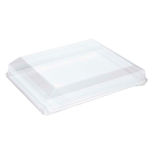 Låg t/plastbakke, Plus Pack Zen, Rektangulær, 320x250x50mm, PET, transparent, karton a 120 stk