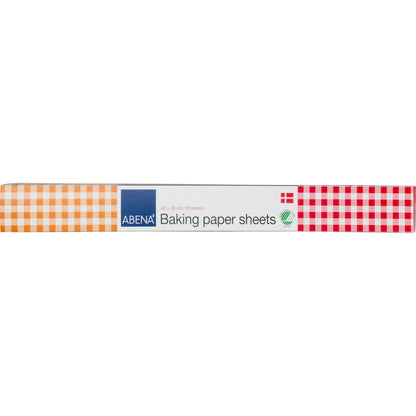 Bagepapir Silikone, ark, 41 g/m2, 380, x 420 mm, Pergamentpapir, naturlig, 18 sheets, pakke a 18 ark, Nordisk svane, Fødevaregodkendt