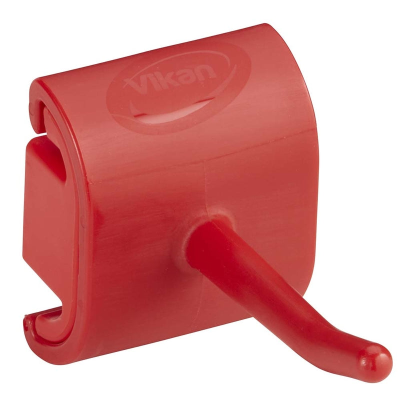Vægophæng, Vikan, Single hook, rød, 78mmx41mm