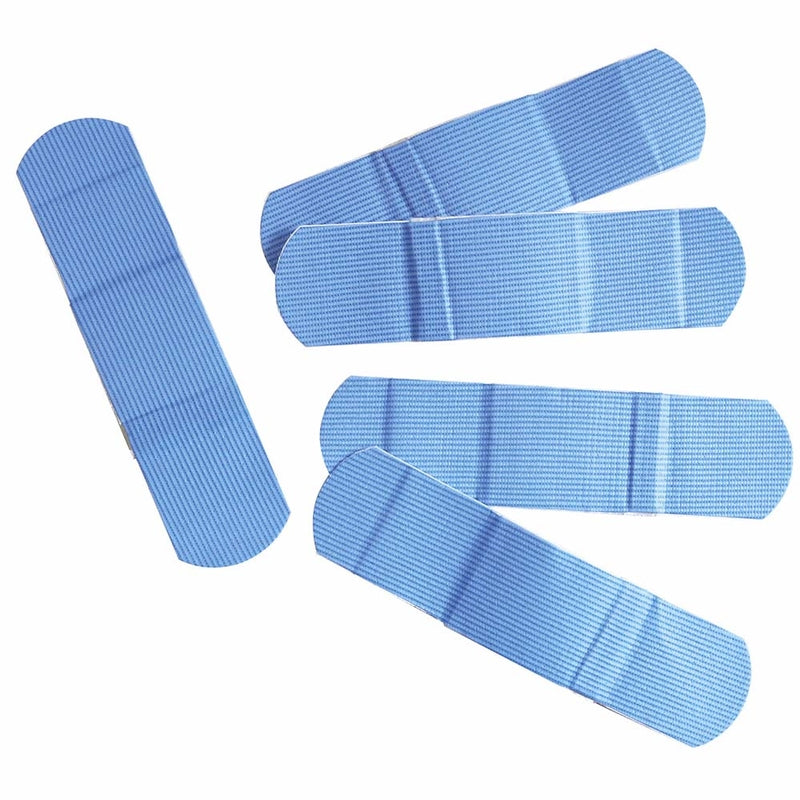 Plaster, Detectable single pack, LD-PE, blå, pakke a 100 stk