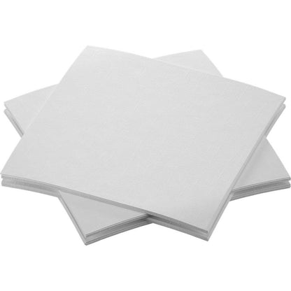 Kaffeserviet, Duni, Dunisoft, 1/4-fold, 1 lag, tissue, hvid, 200mmx200mm, pakke a 180 stk