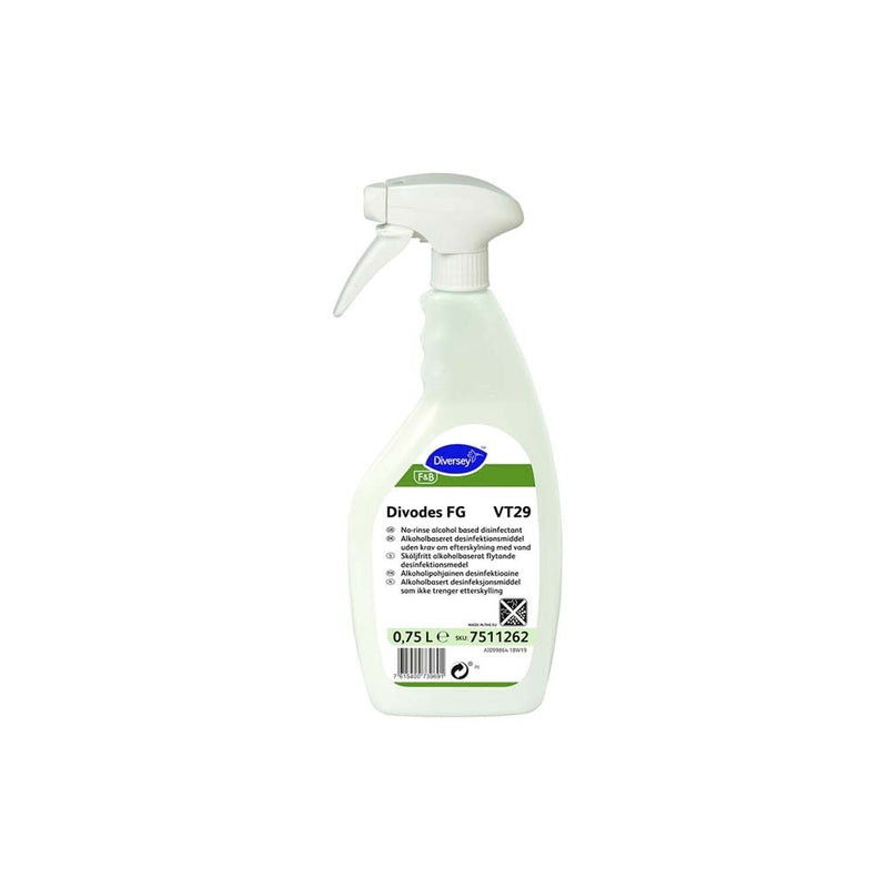 Desinfektion overflader, Diversey, Divodes FG VT29 W3, 750 ml