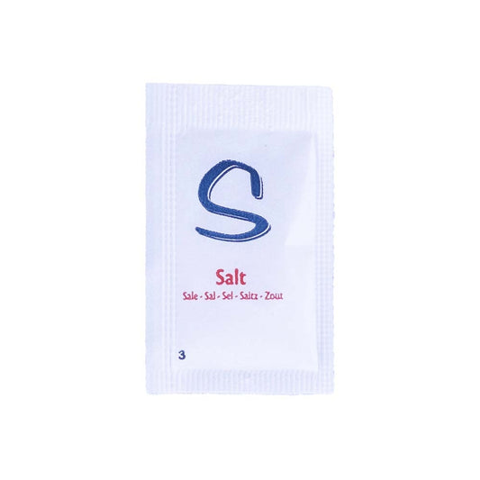 Salt, Portionsbreve 1gr, karton a 2000 stk