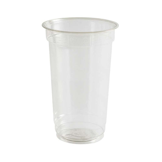 Plastglas, Rund, indvendig diameter 78.0 mm, RPET, transparent, 300 ml, pose a 1250 stk, Smoothie, Fødevaregodkendt