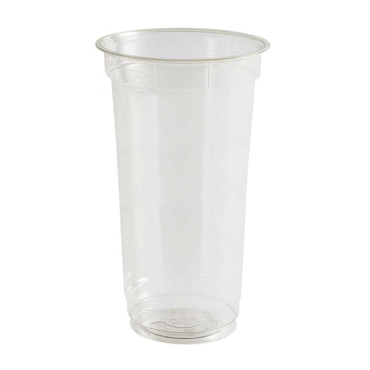 Plastglas, Rund, indvendig diameter 78.0 mm, RPET, transparent, 360 ml, pose a 1250 stk, Smoothie, Fødevaregodkendt