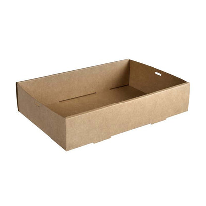 Catering Tray, Duni, 7200 ml, 395x252x80mm, Pap, brun, Medium, karton a 100 stk