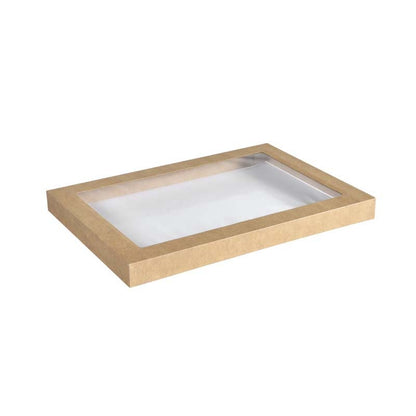 Låg t/catering tray, Duni, 364x255x30mm, Pap, brun, Medium, karton a 100 stk