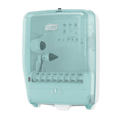 Papirhåndklæde dispenser, Tork, W6, Performance, hvid