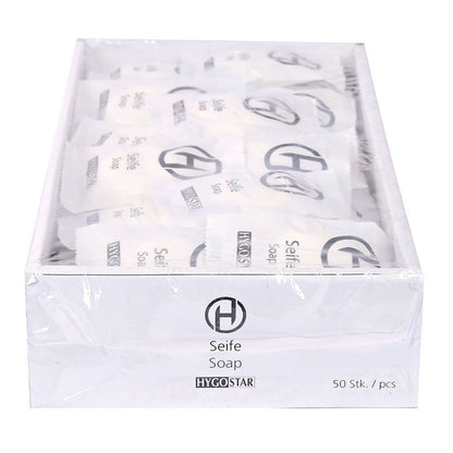 Hoteltilbehør, Soap Ø4,5cm Single wrapped, pakke a 50 stk