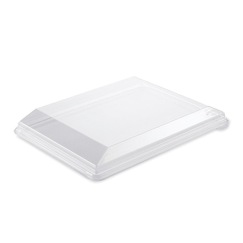 Låg t/plastbakke, Plus Pack Zen, Rektangulær, 320x250x36mm, RPET, transparent, pakke a 60 stk