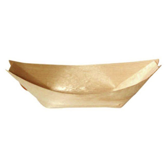 Træbåd, 115x65x30mm, træ, træ, pakke a 50 stk