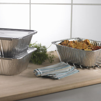 Gastrobakke, Plus Pack, 1/2GN, Rektangulær, 5200 ml, 324x264x102mm, aluminium, aluminium, pakke a 10 stk