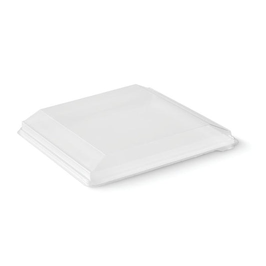 Låg t/plastbakke, Plus Pack Zen, Rektangulær, 250x250x32mm, RPET, transparent, pakke a 60 stk