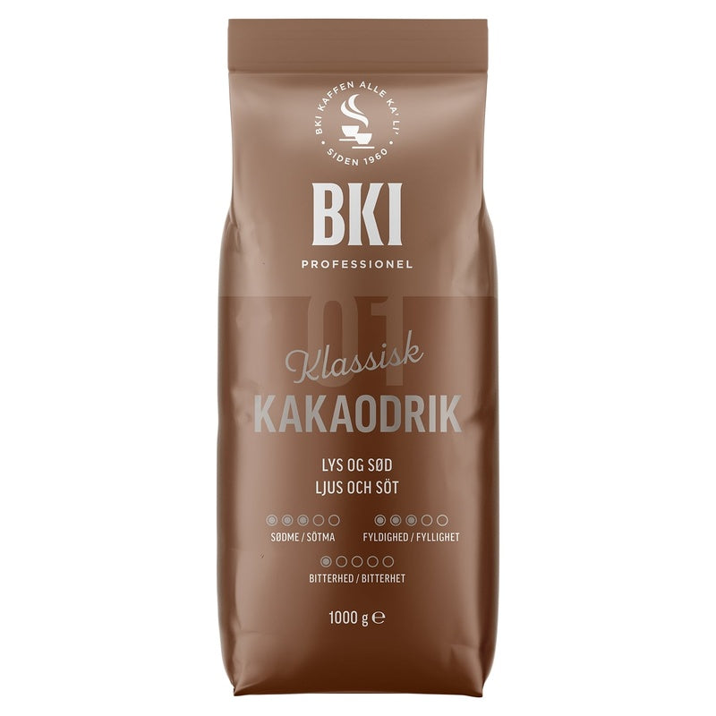 Kakao, BKI, Klassisk Lys og sød, pose a 1 kg