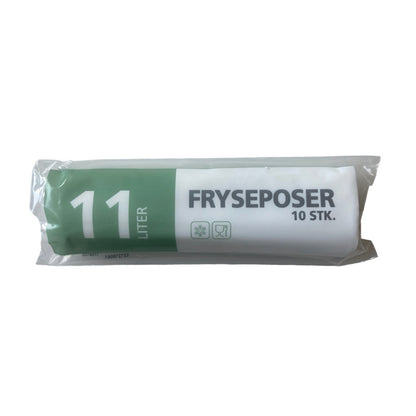 Fryseposer, 32 µm, 290 x 540 mm, LD-PE, transparent, 11 l, rulle a 10 stk, Fødevaregodkendt