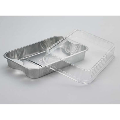 Låg t/foliebakke, Plus Pack, 300x200x46mm, PET, transparent, pakke a 50 stk