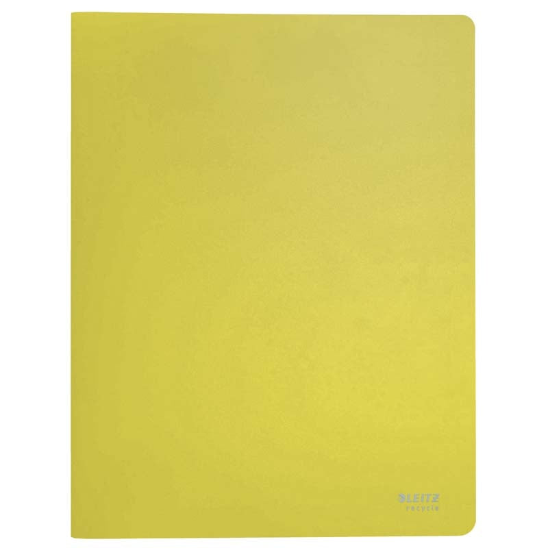 Displaybog, Leitz Recycle, gul, M/20 lommer, 210x297mm, 10 Units