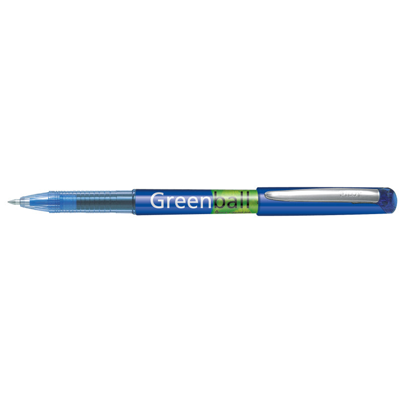 Rollerpen, Pilot Greenball, Medium, blå, Units 12