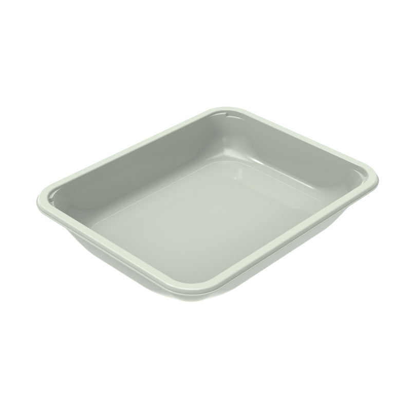 Plastbakke, Færch Evolve, C 2227-1E, 1030 ml, 227x178x35mm, C-PET, grøn, t/ovn & microovn, karton a 368 stk