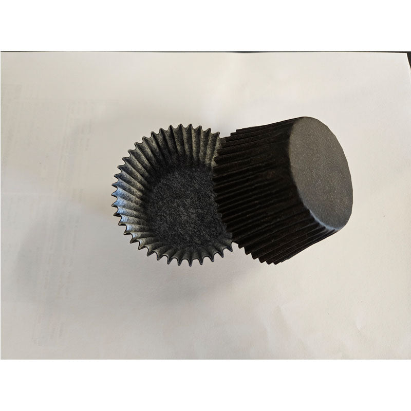 Muffin form, Rund, højde 35 mm, indvendig diameter 50.0 mm, Pergamentpapir, 70 g/m2, sort, pakke a 1000 stk, Cup Cakes, Fødevaregodkendt