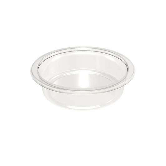 Plastbakke, Færch, M 0123-1H, Rund, 325 ml, Ø 123, højde 40, A-PET, transparent, karton a 1170 stk